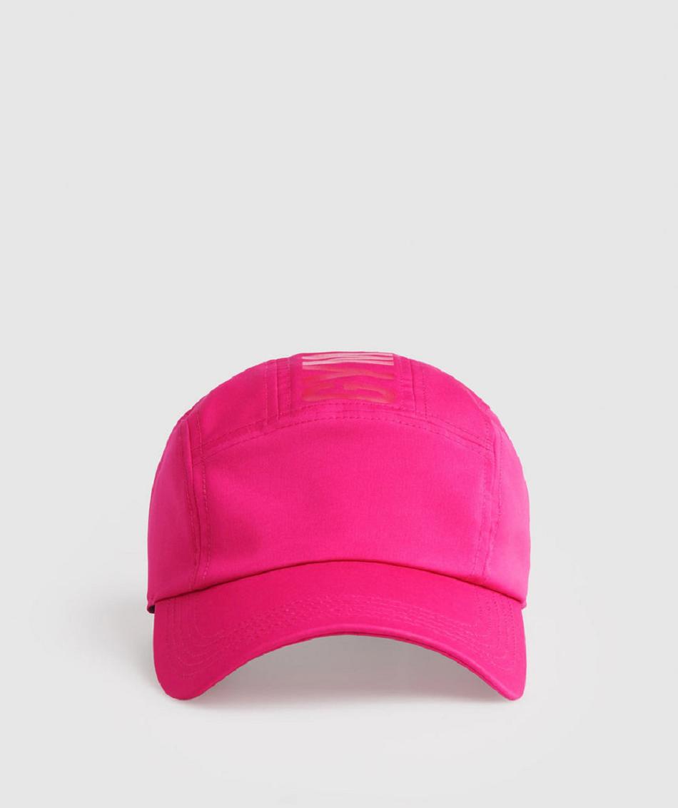 Sombreros Gymshark Logo 5 Panel Cap Mujer Rosas | CO 3036NWY